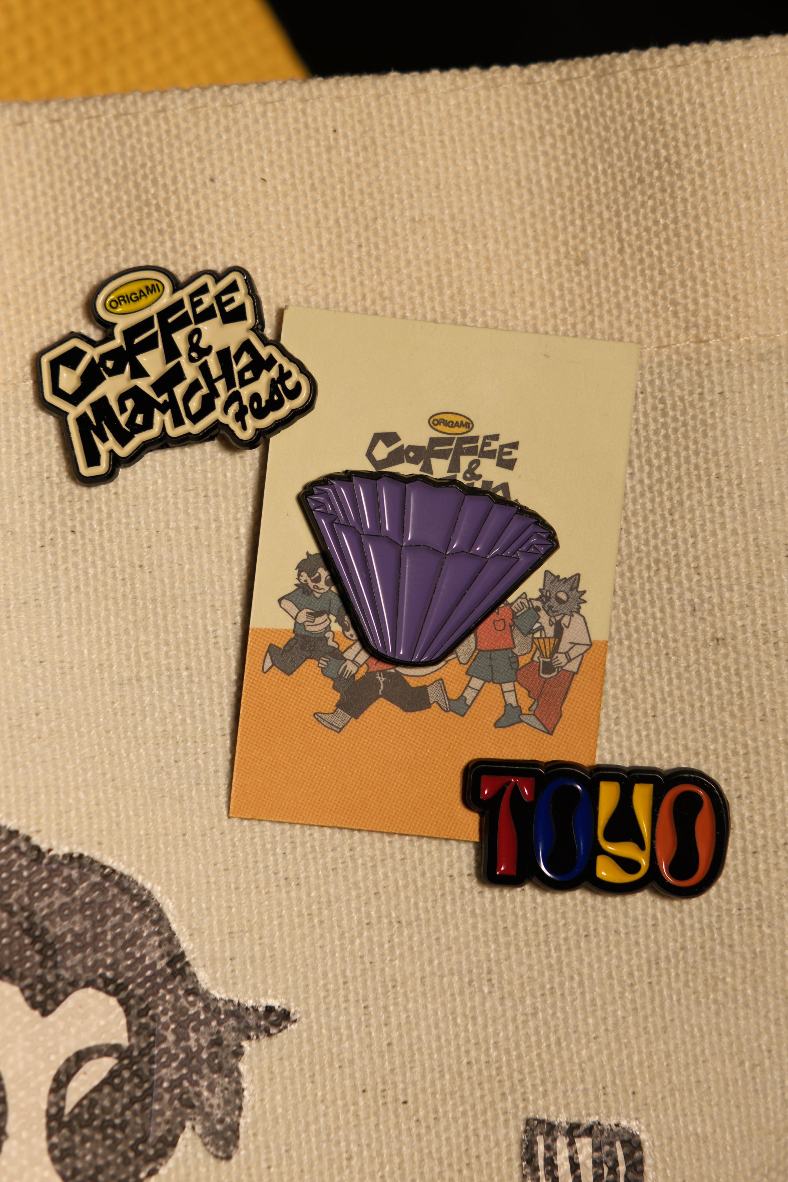 Origami Dripper Pin